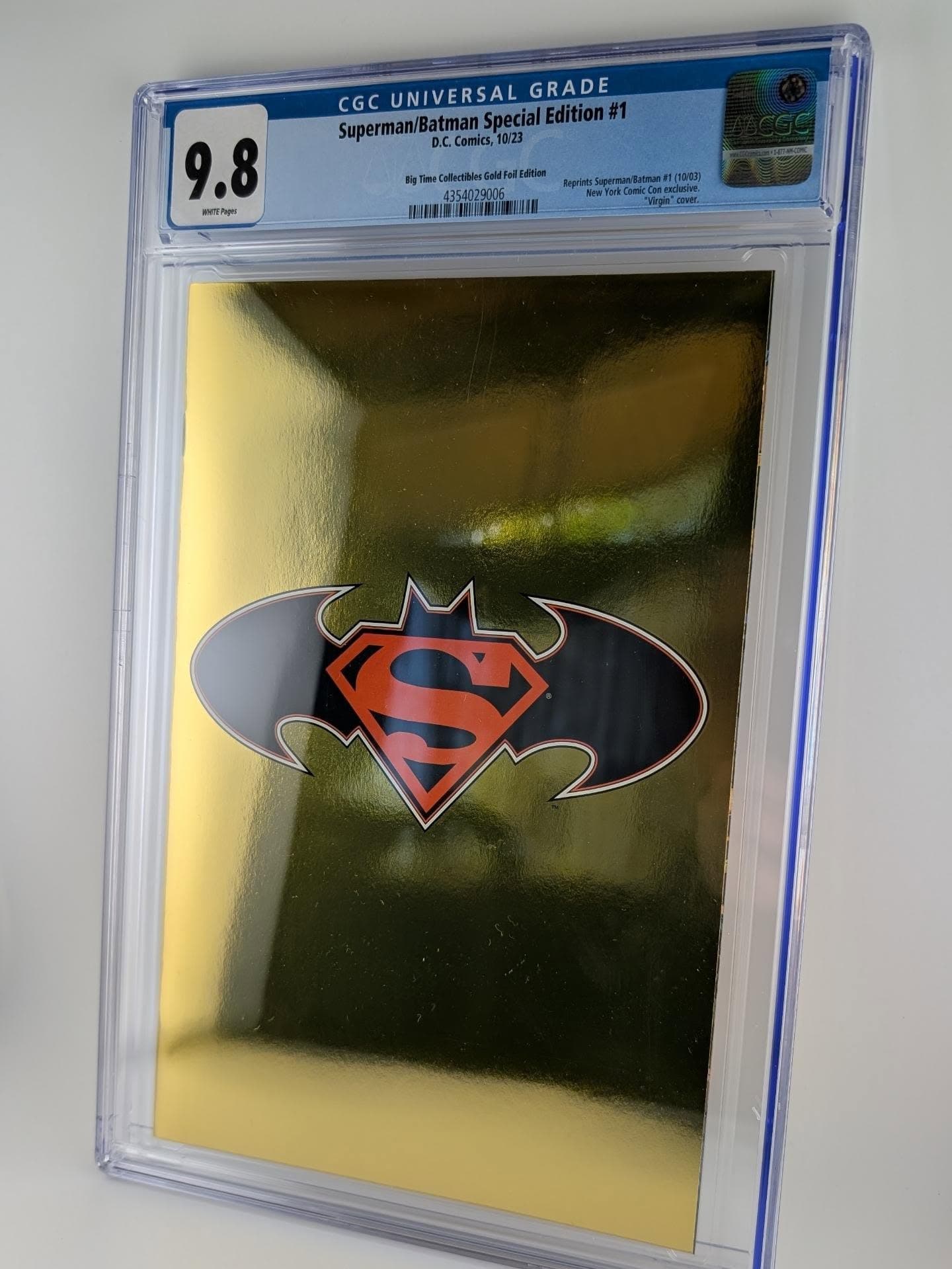 Superman/Batman Special Edition #1 — Gold Foil, CGC 9.8